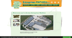 Desktop Screenshot of mathieusa.be